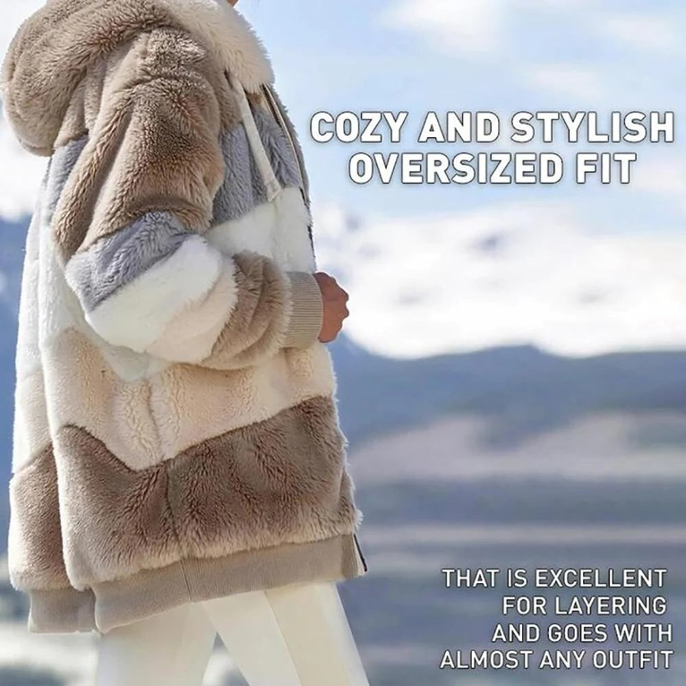 🐑Winter Funny Big Sale 30% Off -LZYoehin™Lamb Wool Padded Coat(Buy ２ free shipping)