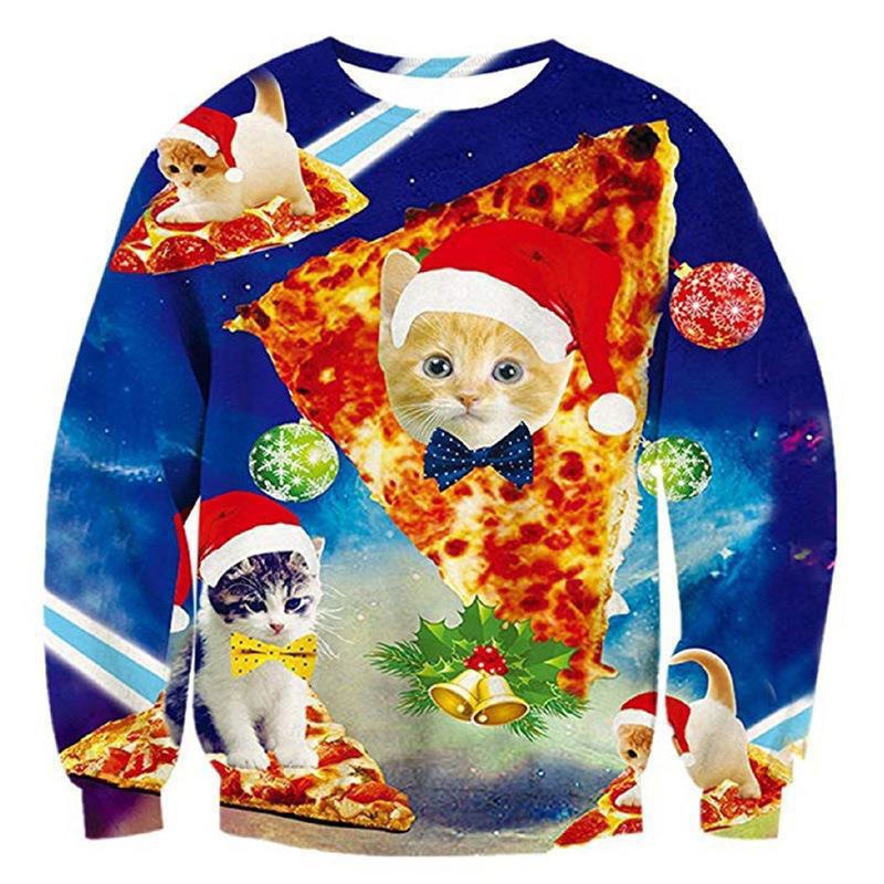 Unisex Christmas Long-Sleeve Printing Sweatshirt