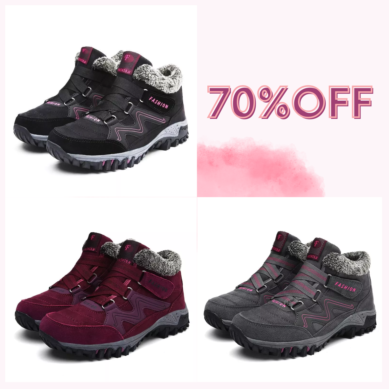 🎄Early Christmas Sale 70% OFF-Women's Winter Thermal Boots