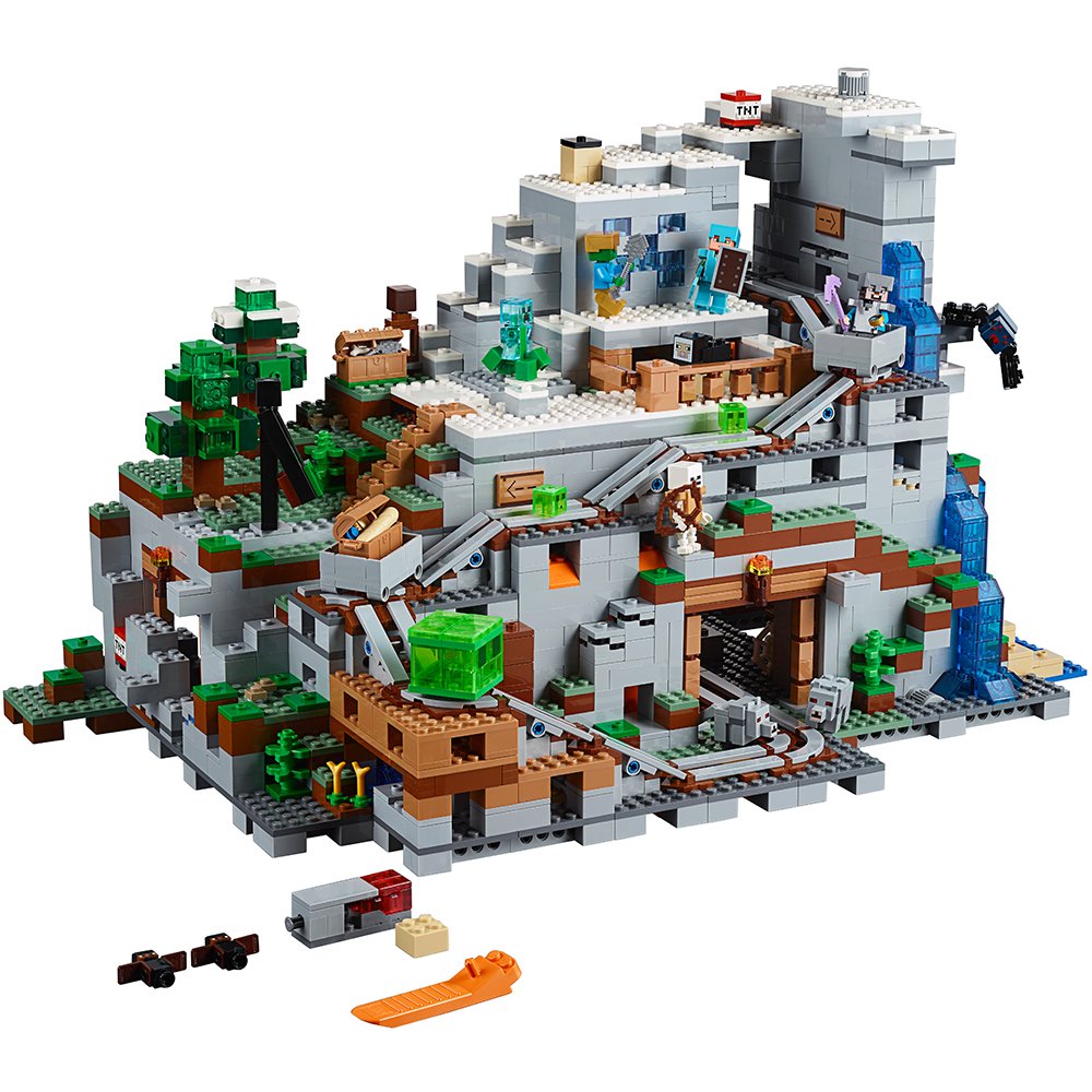 Last Day Promotion)Minecraft The Mountain Cave Building Kit - Free Shipping