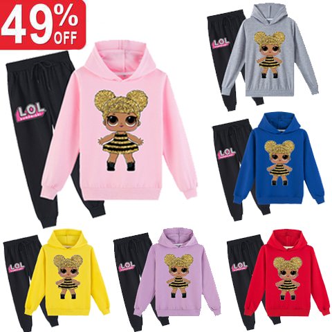 Christmas Sale 49% OFF💥LOL Hoodie and Pants Set for Children🔥(Buy 2 Free Shipping)