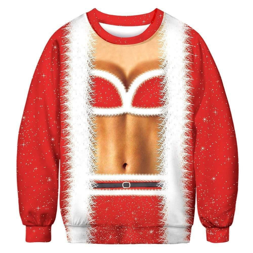 Unisex Christmas Long-Sleeve Printing Sweatshirt