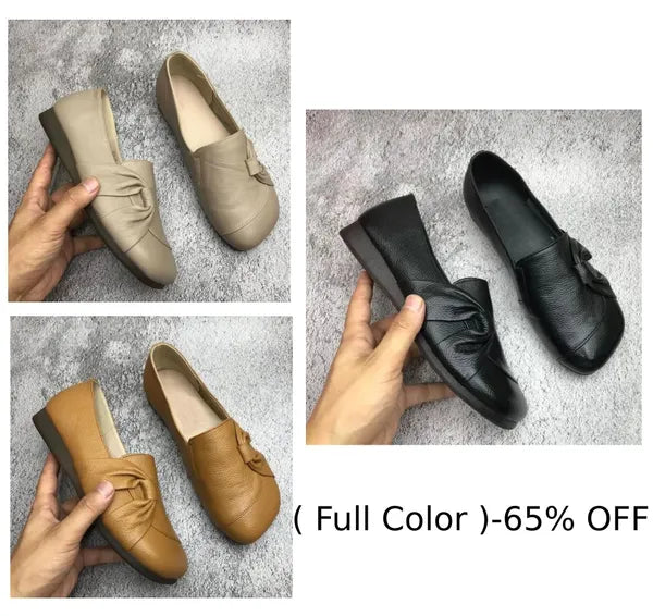 Last Day Promotion 60% OFF - Women's leather soft-soled non-slip shoes